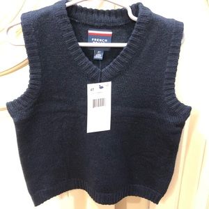 Navy Sweater Vest 4T New with Tags